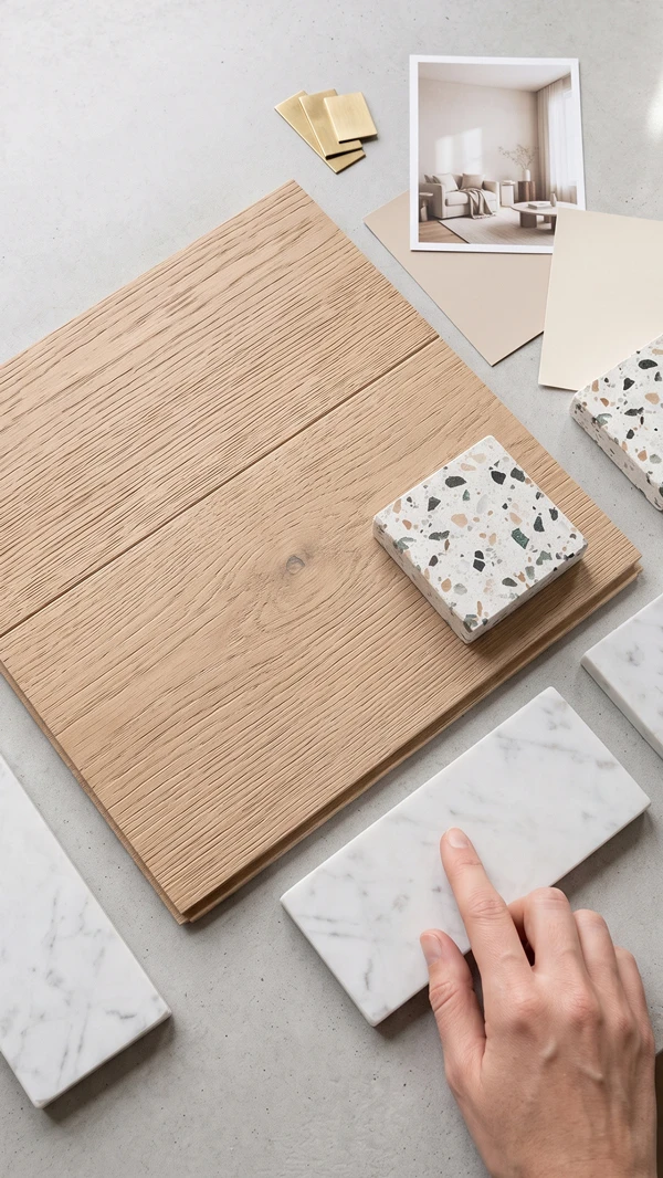 Commercial flooring samples and material selection Commercial flooring samples and material selection